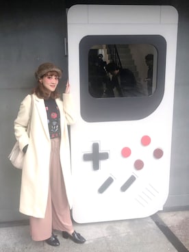 208さん（レディース・163cm）の冬コーディネート