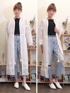 208さん（レディース・163cm）の春コーディネート