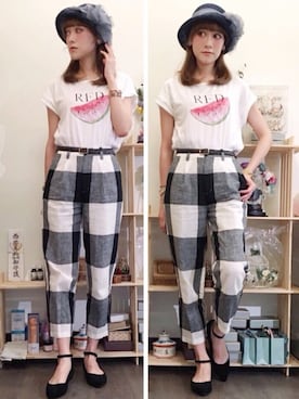 208さん（レディース・163cm）の春コーディネート