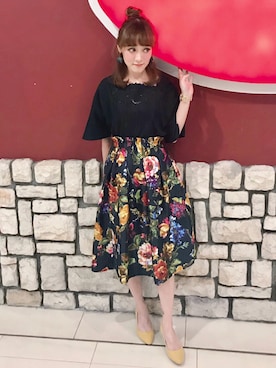 「piccin」｜「アイテム（アクセサリー）」を使った、208さん（レディース・163cm）の春コーディネート