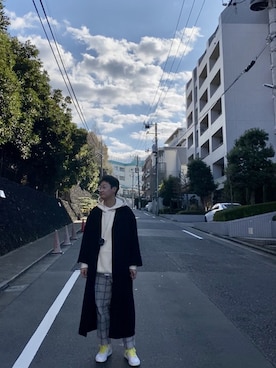 「Max Mara（マックスマーラ）のアイテム（ジャケット/アウター）」を使った、Stirlingさん（メンズ・180cm）の冬コーディネート