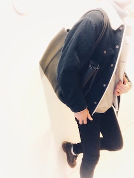 「NAUGHTIAM（ノーティアム）のアイテム」を使った、MANABUさん（メンズ・177cm）の秋コーディネート