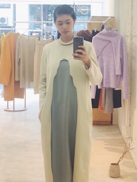 「Jens（イェンス）のアイテム」を使った、も も かさん（レディース・168cm）の冬コーディネート