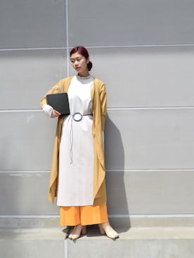 「Jens（イェンス）のアイテム」を使った、も も かさん（レディース・168cm）の春コーディネート
