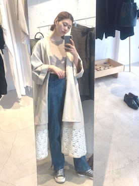 「KLOKE（クローク）のアイテム」を使った、も も かさん（レディース・168cm）の春コーディネート