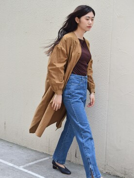 「KLOKE（クローク）のアイテム」を使った、も も かさん（レディース・168cm）の秋コーディネート