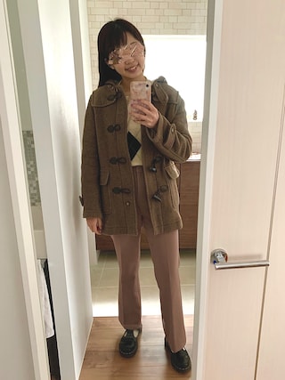 【希少】EASTBOY　イタリア生地　ダッフルコート　ココアブラウン　9号 Amazon | [イーストボーイ] ダッフルコート ダッフルコート