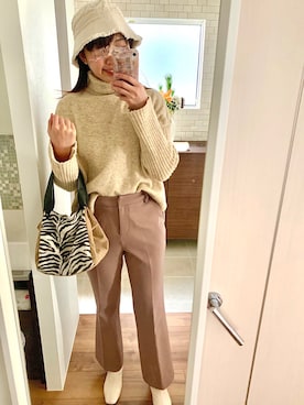 Pentas🦋さん（レディース・163cm）の冬コーディネート