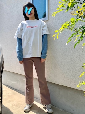 Pentas🦋さん（レディース・163cm）の春コーディネート