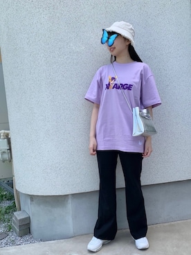 「FR2」｜「アイテム（スラックス）」を使った、Pentas🦋さん（レディース・163cm）の夏コーディネート