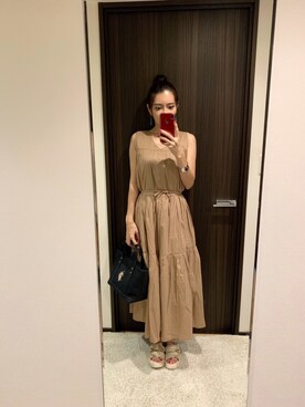 「SHAKA」｜「アイテム（その他）」を使った、RUIさん（レディース・165cm）の夏コーディネート