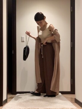 「アントマリーズ」｜「アイテム（シャツワンピース）」を使った、RUIさん（レディース・165cm）の夏コーディネート