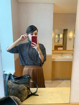 「NOLLEY'S」｜「アイテム（その他）」を使った、RUIさん（レディース・165cm）の秋コーディネート