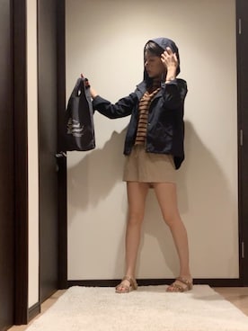 「Traditional Weatherwear」｜「アイテム（マウンテンパーカー）」を使った、RUIさん（レディース・165cm）の秋コーディネート