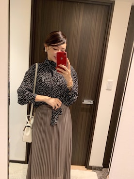 「NOLLEY'S」｜「アイテム（その他）」を使った、RUIさん（レディース・165cm）の秋コーディネート
