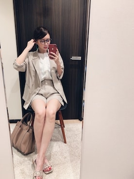 「Mila Owen」｜「アイテム（その他）」を使った、RUIさん（レディース・165cm）の夏コーディネート
