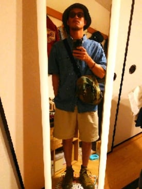 「BBP（ビービーピー）のアイテム」を使った、Ken.styleさん（メンズ・170cm）の夏コーディネート