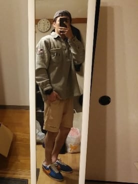「Ralph Lauren」｜「アイテム（スウェット）」を使った、Ken.styleさん（メンズ・170cm）の春コーディネート