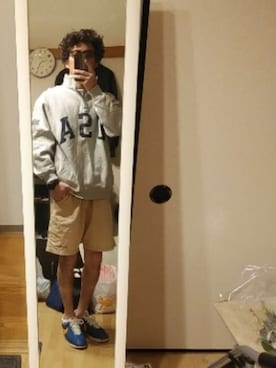 「Ralph Lauren」｜「アイテム（スウェット）」を使った、Ken.styleさん（メンズ・170cm）の春コーディネート