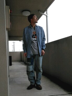 ニットキャップ ビーニーを使った 古着男子 のメンズ人気ファッションコーディネート Wear