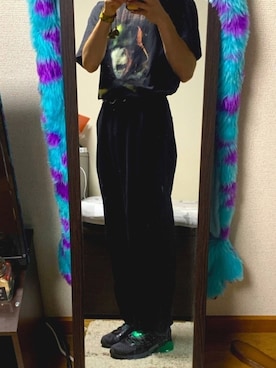 「着たいものを着る」｜「アイテム（スラックス）」を使った、akasaka213さん（メンズ・170cm）の夏コーディネート