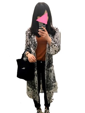 「SpRay（スプレイ）のアイテム（その他アウター）」を使った、mａrｉn さん（レディース・153cm）の春コーディネート