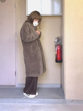 KURUMIさん（レディース・153cm）の冬コーディネート