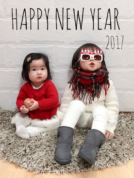 Raaatoさん（キッズ・90cm）の冬コーディネート