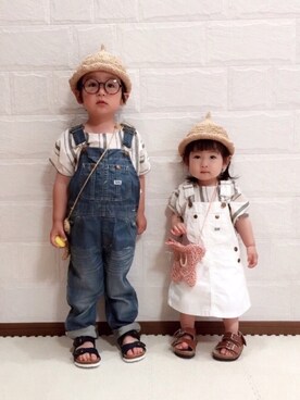 Raaatoさん（キッズ・90cm）の夏コーディネート