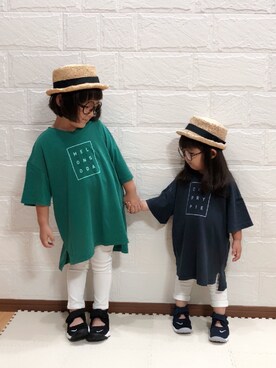 Raaatoさん（キッズ・110cm）の夏コーディネート