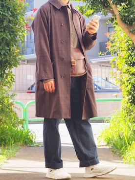 「Steven Alan（スティーブンアラン）のアイテム（その他アウター）」を使った、てんてんさん（メンズ・173cm）の冬コーディネート