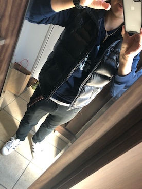 「ESPRIT（エスプリ）のアイテム（ジャケット/アウター）」を使った、Xiu さん（メンズ・172cm）の秋コーディネート