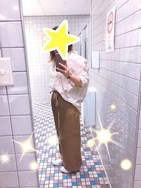「アパートバイローリーズ」｜「アイテム（スニーカー）」を使った、OHMAさん（レディース・163cm）の夏コーディネート