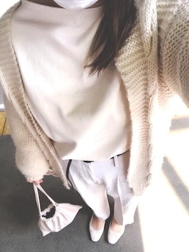 「ニコアンド」｜「アイテム（バレエシューズ）」を使った、OHMAさん（レディース・162cm）の春コーディネート