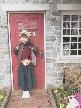 Hikaru nakaoさん（レディース・155cm）の冬コーディネート