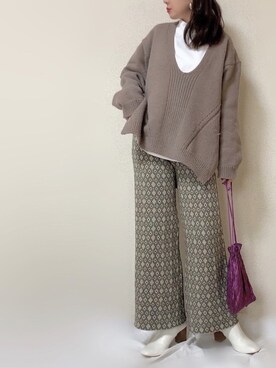 さにぃ。さん（レディース・153cm）の秋コーディネート