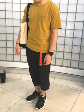 「しまむら（シマムラ）のアイテム（アクセサリー）」を使った、okomeさん（メンズ・170cm）の夏コーディネート
