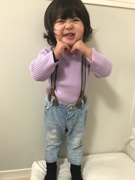 こはこゆさん（キッズ・80cm）の冬コーディネート