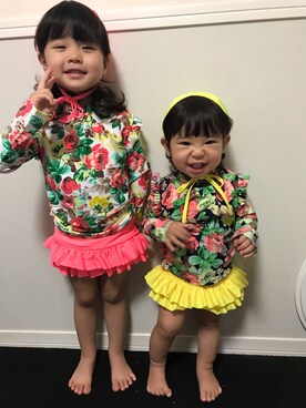 こはこゆさん（キッズ・100cm）の春コーディネート