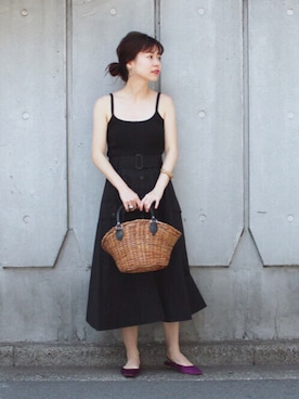 「Curensology（カレンソロジー）のアイテム（ニット/セーター）」を使った、katakoさん（レディース・159cm）の春コーディネート