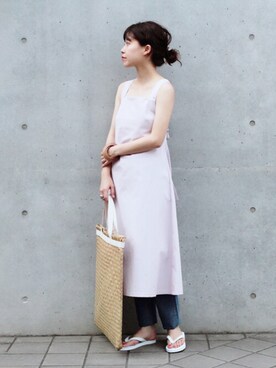 「No6（ナンバーシックス）のアイテム」を使った、katakoさん（レディース・159cm）の夏コーディネート