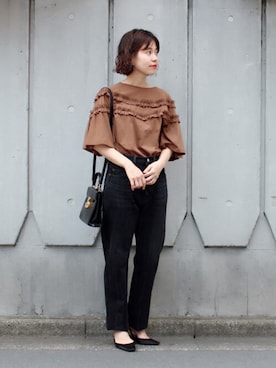 「GUCCI（グッチ）のアイテム（バッグ）」を使った、katakoさん（レディース・159cm）の夏コーディネート