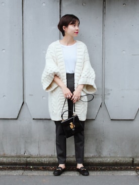 「GUCCI（グッチ）のアイテム（バッグ）」を使った、katakoさん（レディース・159cm）の秋コーディネート