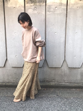 「Curensology（カレンソロジー）のアイテム（サロペット/オーバーオール）」を使った、katakoさん（レディース・159cm）の夏コーディネート