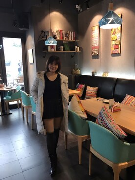 「Le Saundaのアイテム」を使った、霓裳依人さん（レディース・160cm）の冬コーディネート