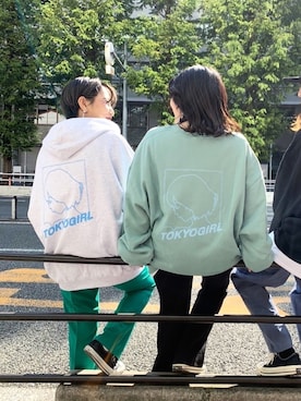 「アイテム（スウェット）」を使った、k a r e n 🐙    さん（レディース・151cm・10代）の秋コーディネート