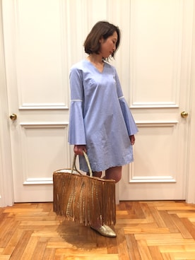 「Banner Barrett（バナーバレット）のアイテム」を使った、とよぴさん（レディース・165cm）の春コーディネート