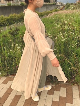 「アイテム（ワンピース/ドレス）」を使った、yさん（レディース・160cm・10代）の春コーディネート