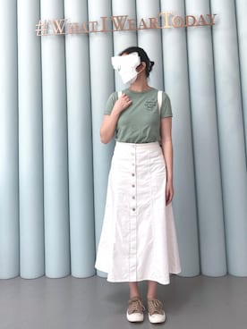 「FOREVER 21（フォーエバー トゥエンティーワン）のアイテム（バックパック/リュック）」を使った、crazytungさん（レディース・161cm）の夏コーディネート