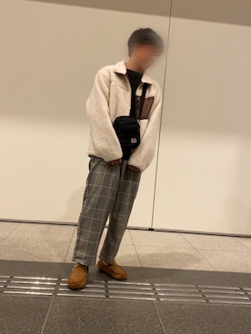 「BEN DAVIS（ベンデイビス）のアイテム（バッグ）」を使った、Viviさん（メンズ・173cm）の秋コーディネート